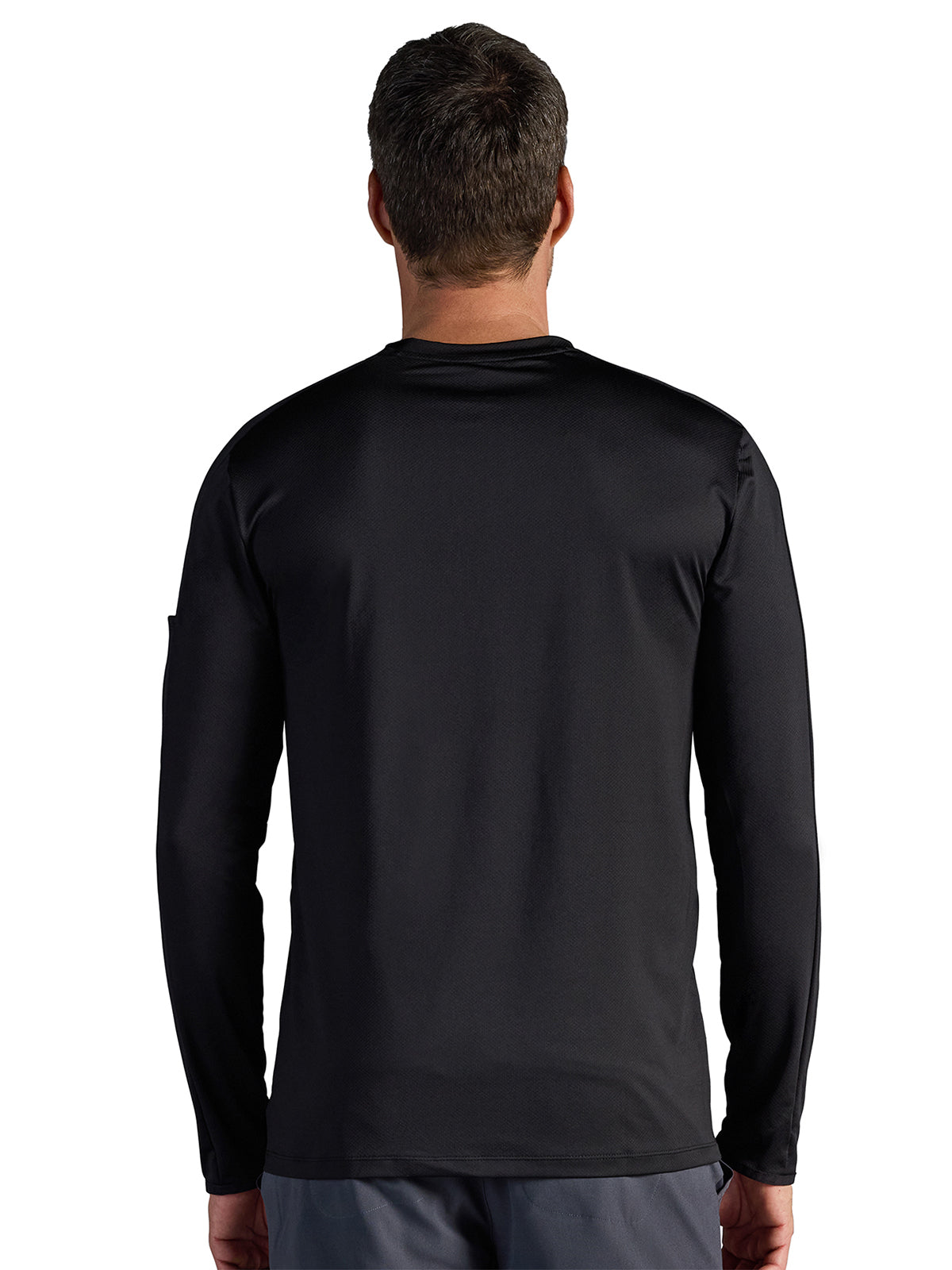 Men's Vaughn Long-Sleeve Crew Tee - 810 - Black