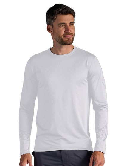 Men's Vaughn Long-Sleeve Crew Tee - 810 - White