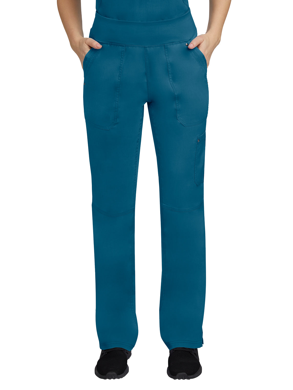 Women's 5-Pocket Tori Yoga Waistband Pant - 9133 - Caribbean