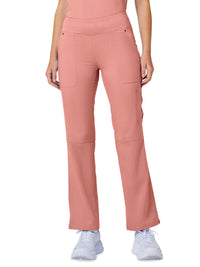 Women's 5-Pocket Tori Yoga Waistband Pant - 9133 - Velvet Peach