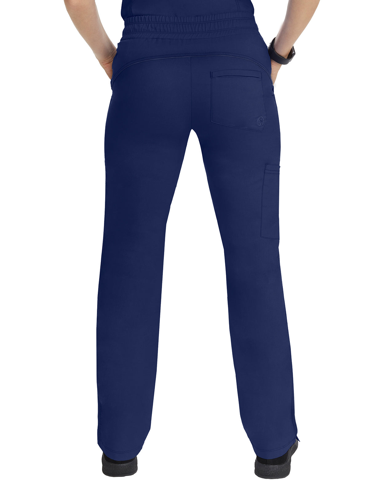 Women's Elastic Waistband Pant - 9139 - Navy