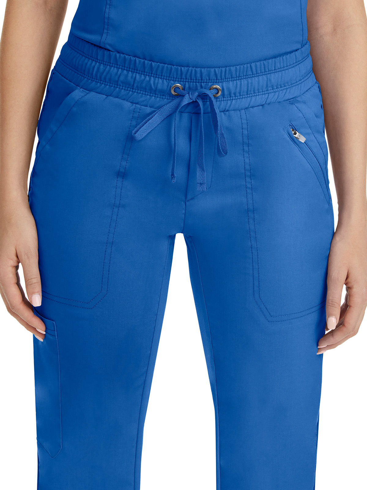 Women's Elastic Waistband Pant - 9139 - Royal