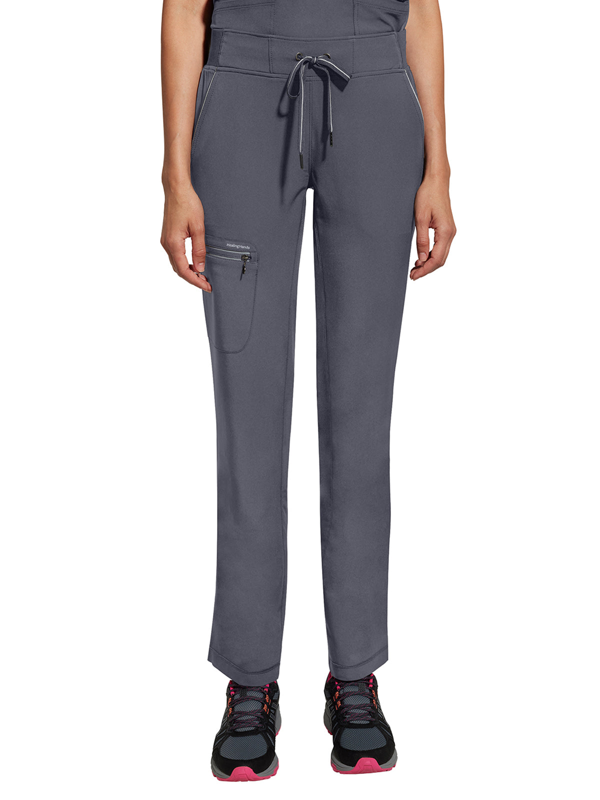 Women's 6-Pocket Nisha Mid Rise Pant - 9152 - Pewter