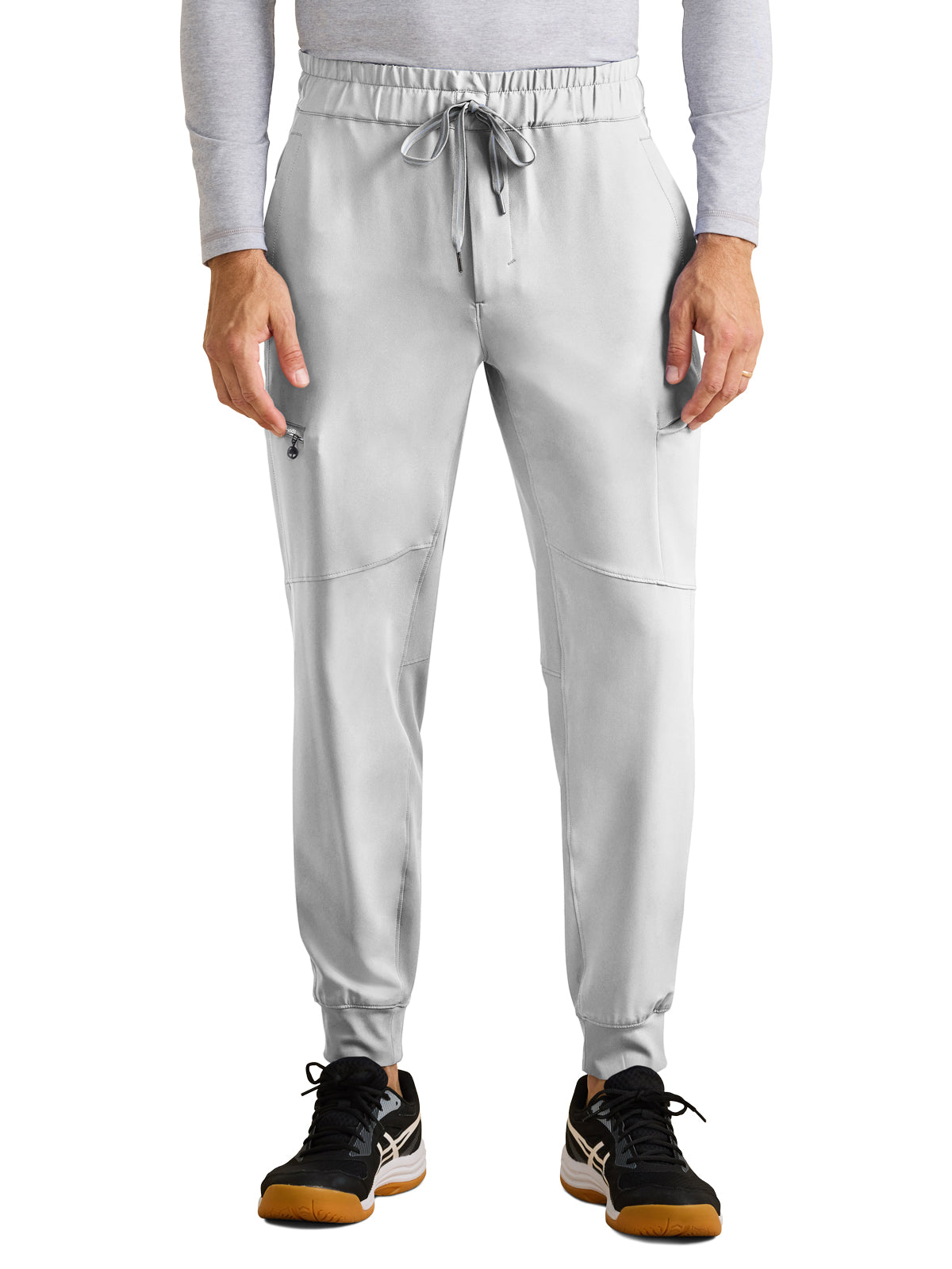 Men's 6-Pocket Nolen Mid Rise Pant - 9172 - Silver Stone
