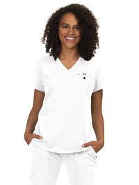 Women's One-Pocket Tuck-In Ready to Work Top - 1010 - White