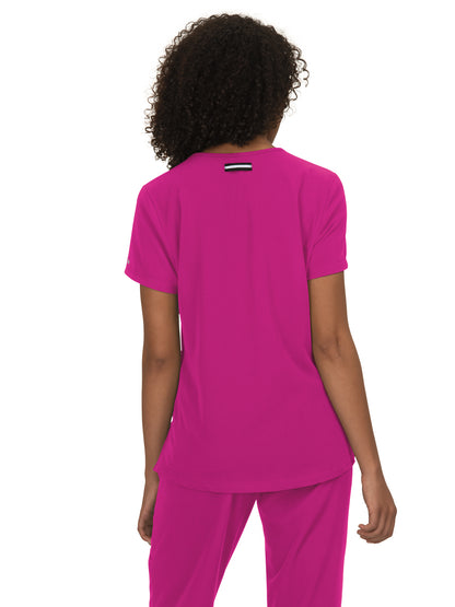 Women's 1-Pocket Tuck-In Ready to Work Scrub Top - 1010 - Azalea Pink