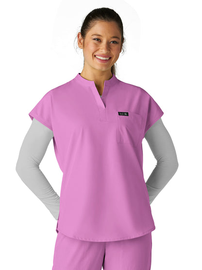 Women's One-Pocket Stretch Tuck-In Ari Top - 1093 - Heather Pansy