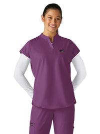 Women's One-Pocket Stretch Tuck-In Ari Top - 1093 - Heather Violet