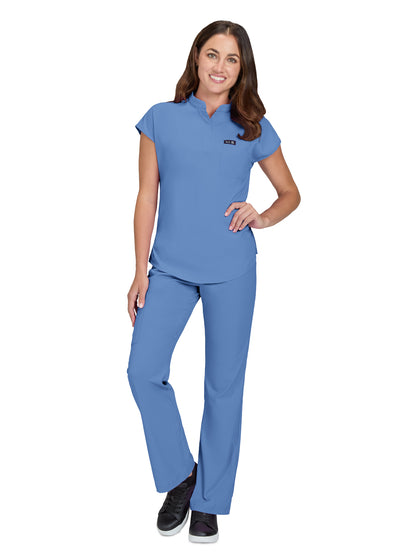 Women's 1-Pocket Stretch Tuck-In Ari Top - 1093 - True Ceil