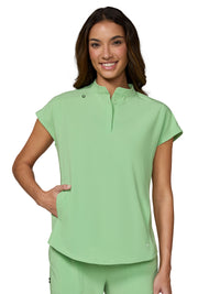 Women’s Two-Pocket Button Closure Scrub Top - 1139 - Pistachio
