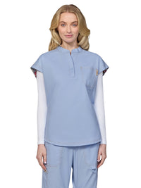 Women's One-Pocket Seaphine Cognac Top - 1148 - Glass Blue