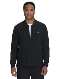 Men's Five-Pocket Zipper Front Ready Set Go Jacket - 460 - Black