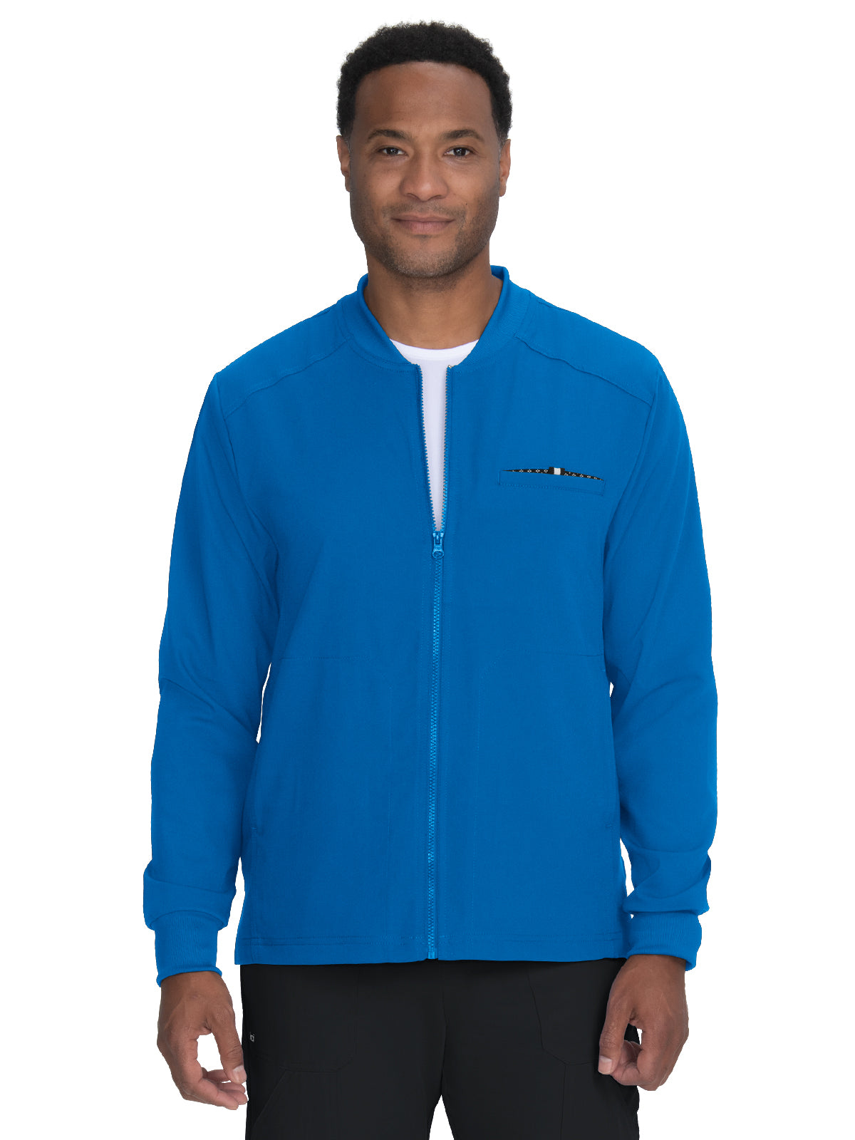 Men's Five-Pocket Zipper Front Ready Set Go Jacket - 460 - Royal Blue
