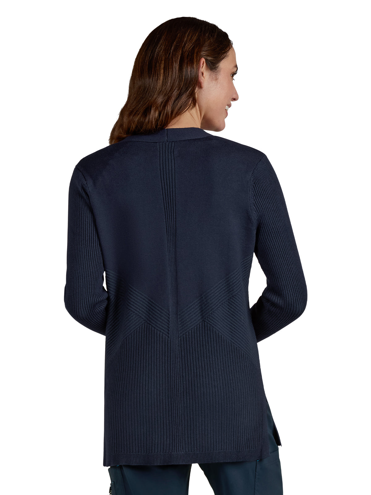 Women's Geometric Knit Kori Sweater - 463 - Navy