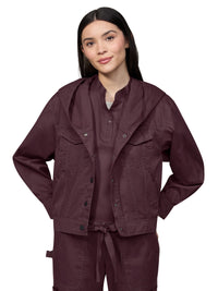 Women's Four-Pocket Nyra Cognac Jacket - 484 - Cognac