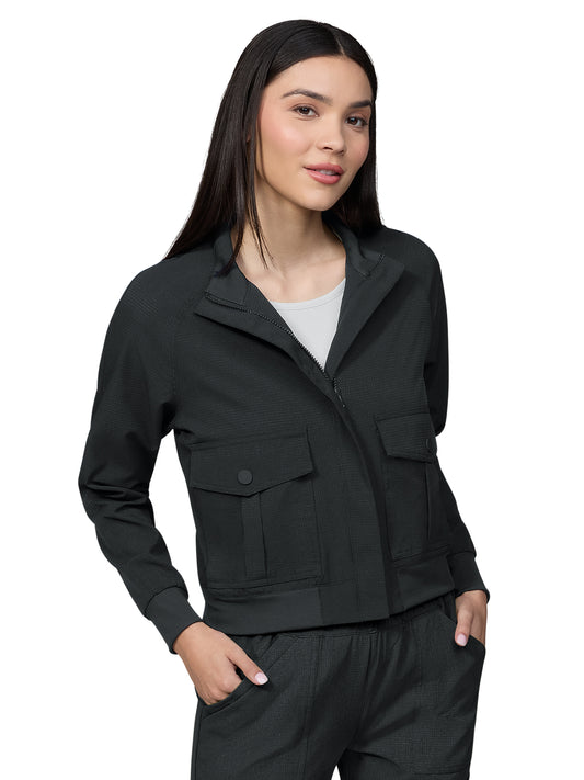 Women's Four-Pocket Artesia Jacket - 485 - Black