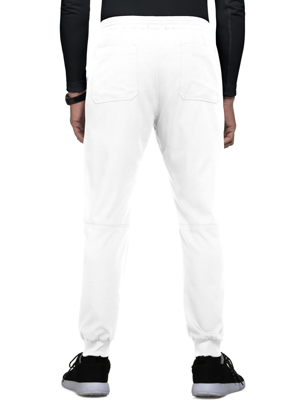 Men's 7-Pocket Jogger Day to Night Scrub Pant - 608 - White