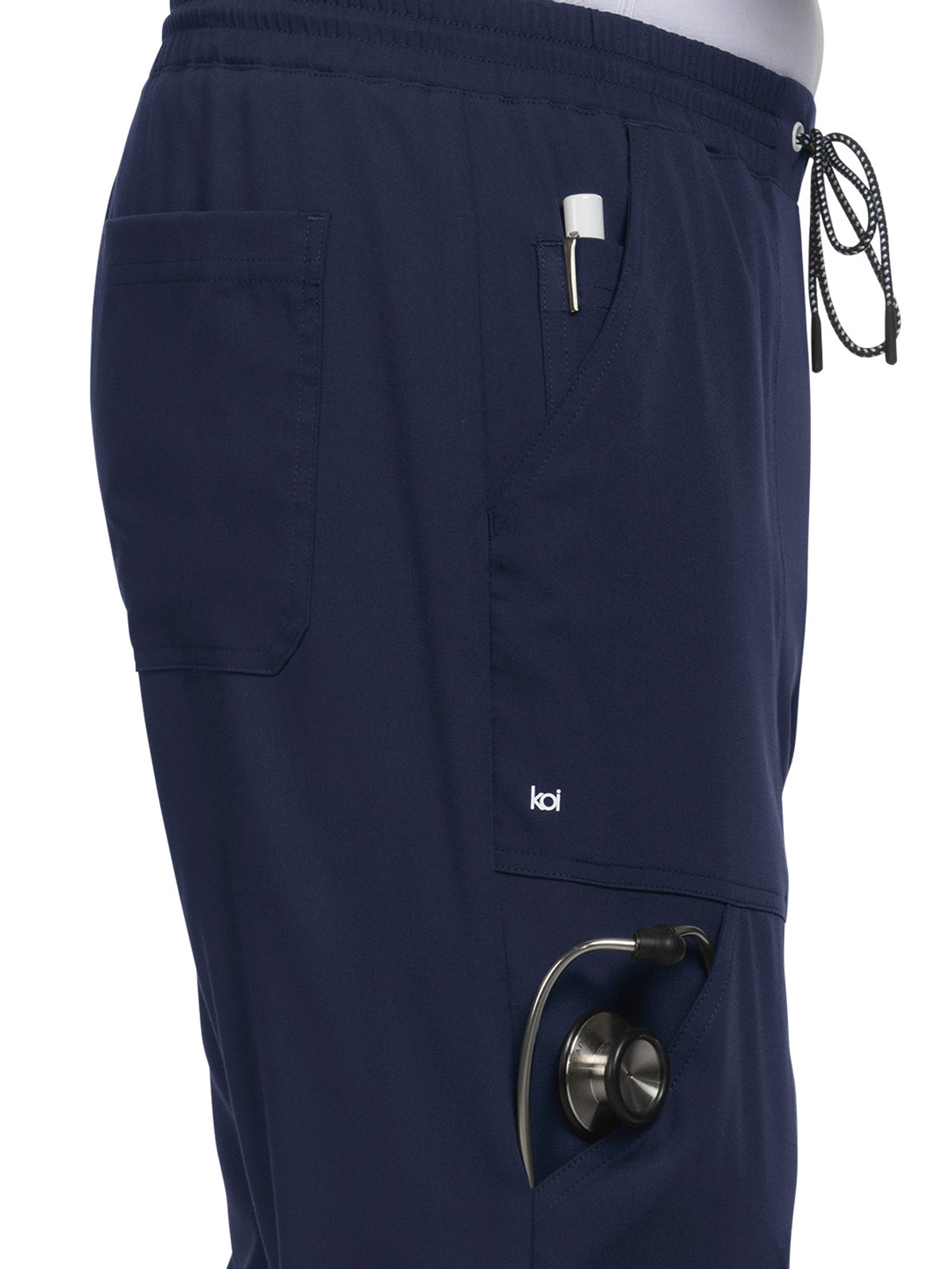 Men's 7-Pocket Jogger Day to Night Scrub Pant - 608 - Navy