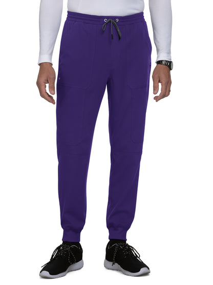 Men's 7-Pocket Jogger Day to Night Scrub Pant - 608 - Grape