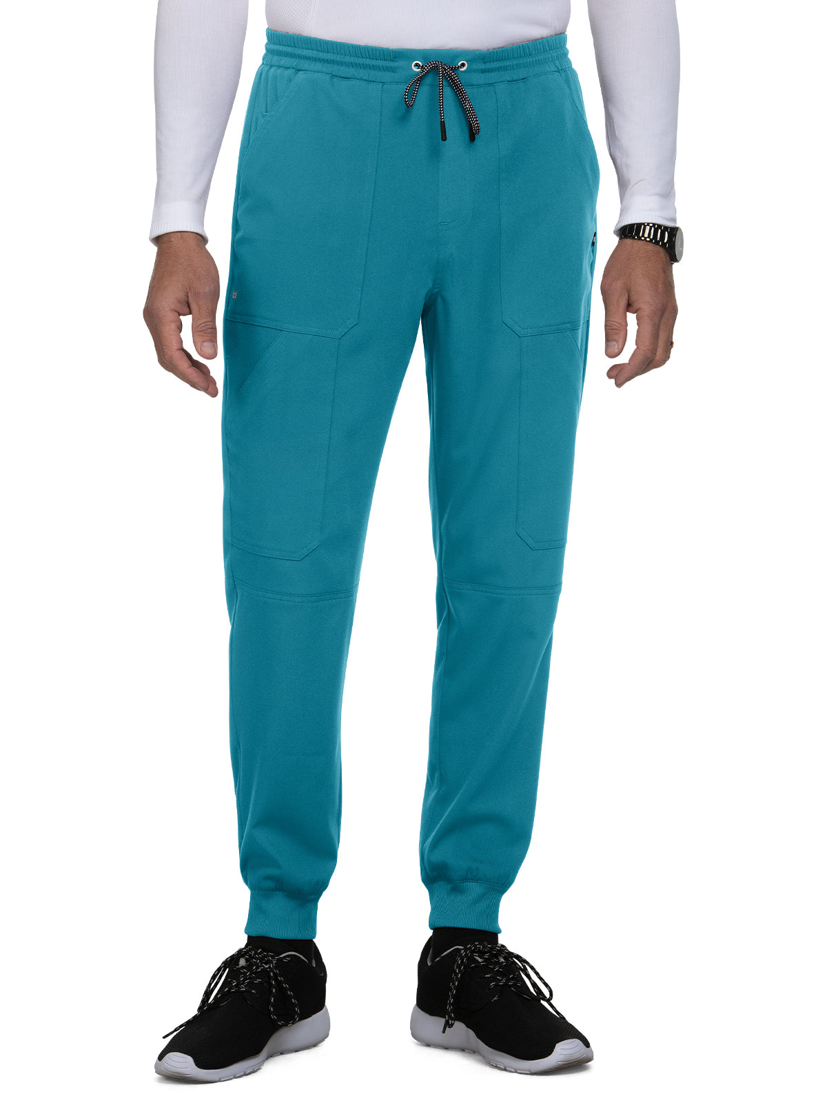 Men's 7-Pocket Jogger Day to Night Scrub Pant - 608 - Teal