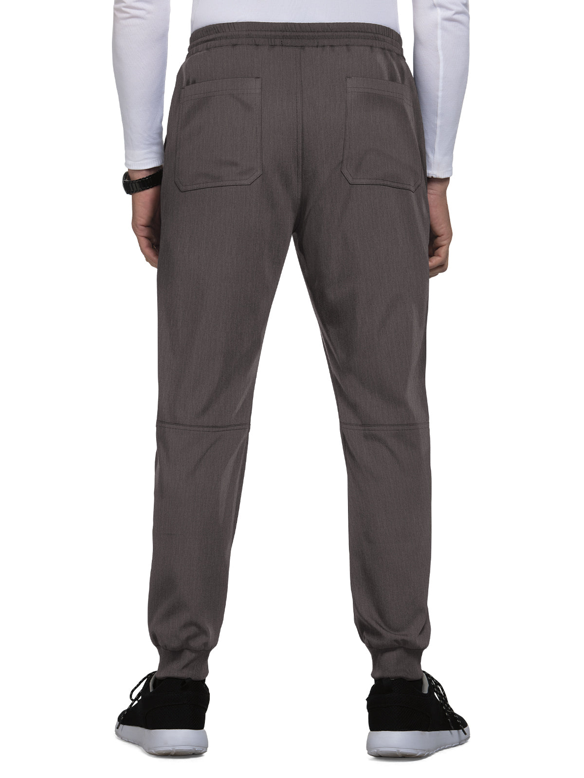 Men's 7-Pocket Jogger Day to Night Scrub Pant - 608 - Heather Grey