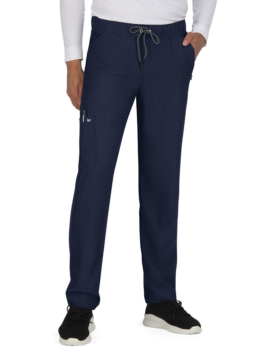 Men's 6-Pocket Straight Leg Make it Happen Scrub Pant - 609 - Navy