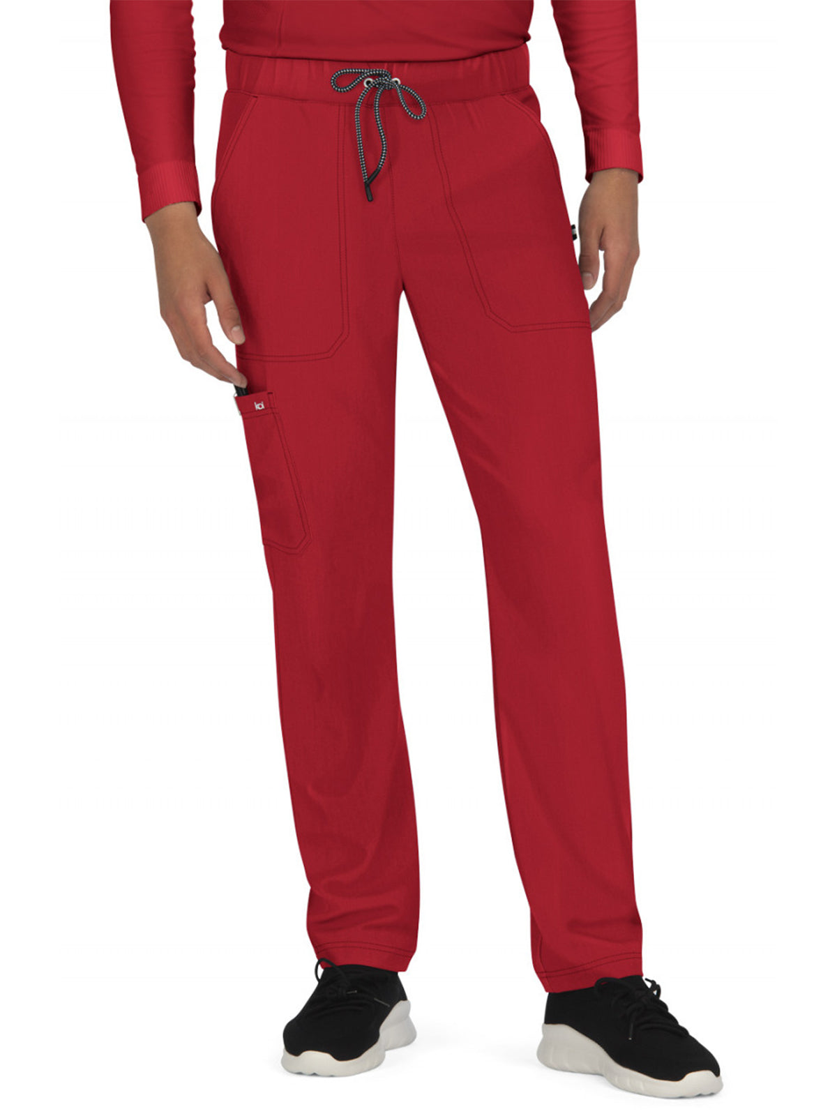 Men's 6-Pocket Straight Leg Make it Happen Scrub Pant - 609 - Ruby