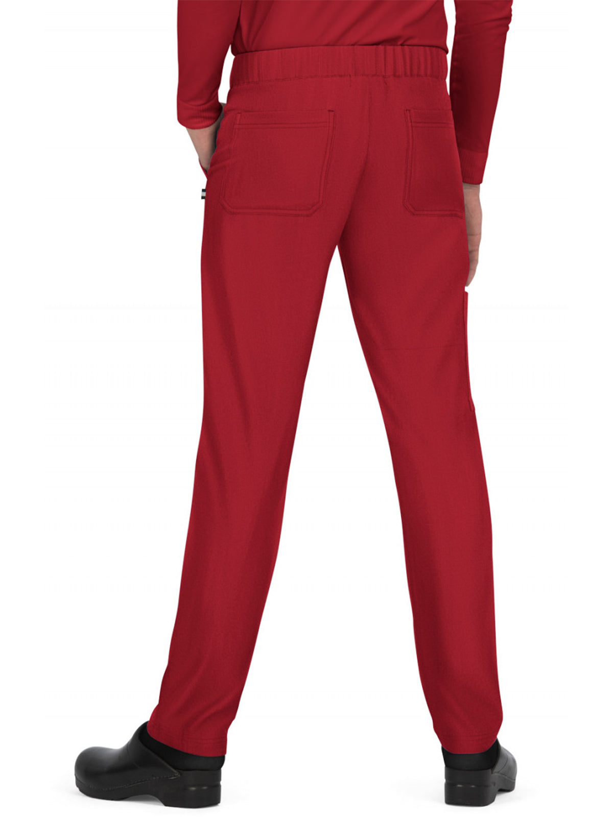 Men's 6-Pocket Straight Leg Make it Happen Scrub Pant - 609 - Ruby