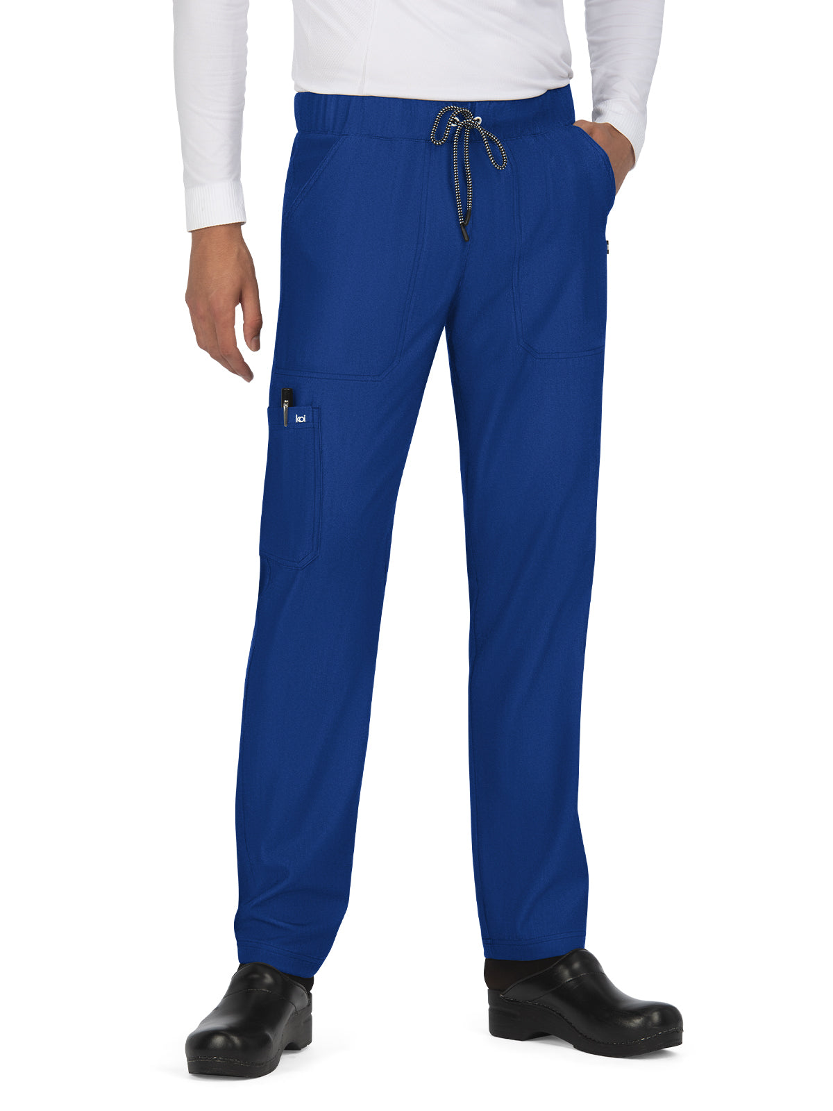 Men's 6-Pocket Straight Leg Make it Happen Scrub Pant - 609 - Galaxy