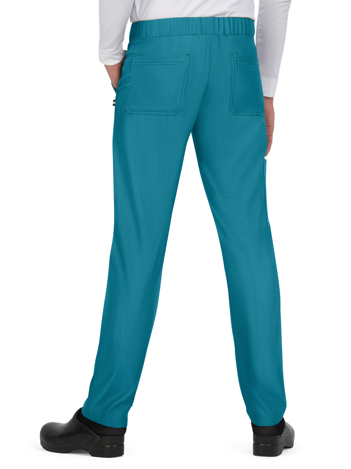 Men's 6-Pocket Straight Leg Make it Happen Scrub Pant - 609 - Teal