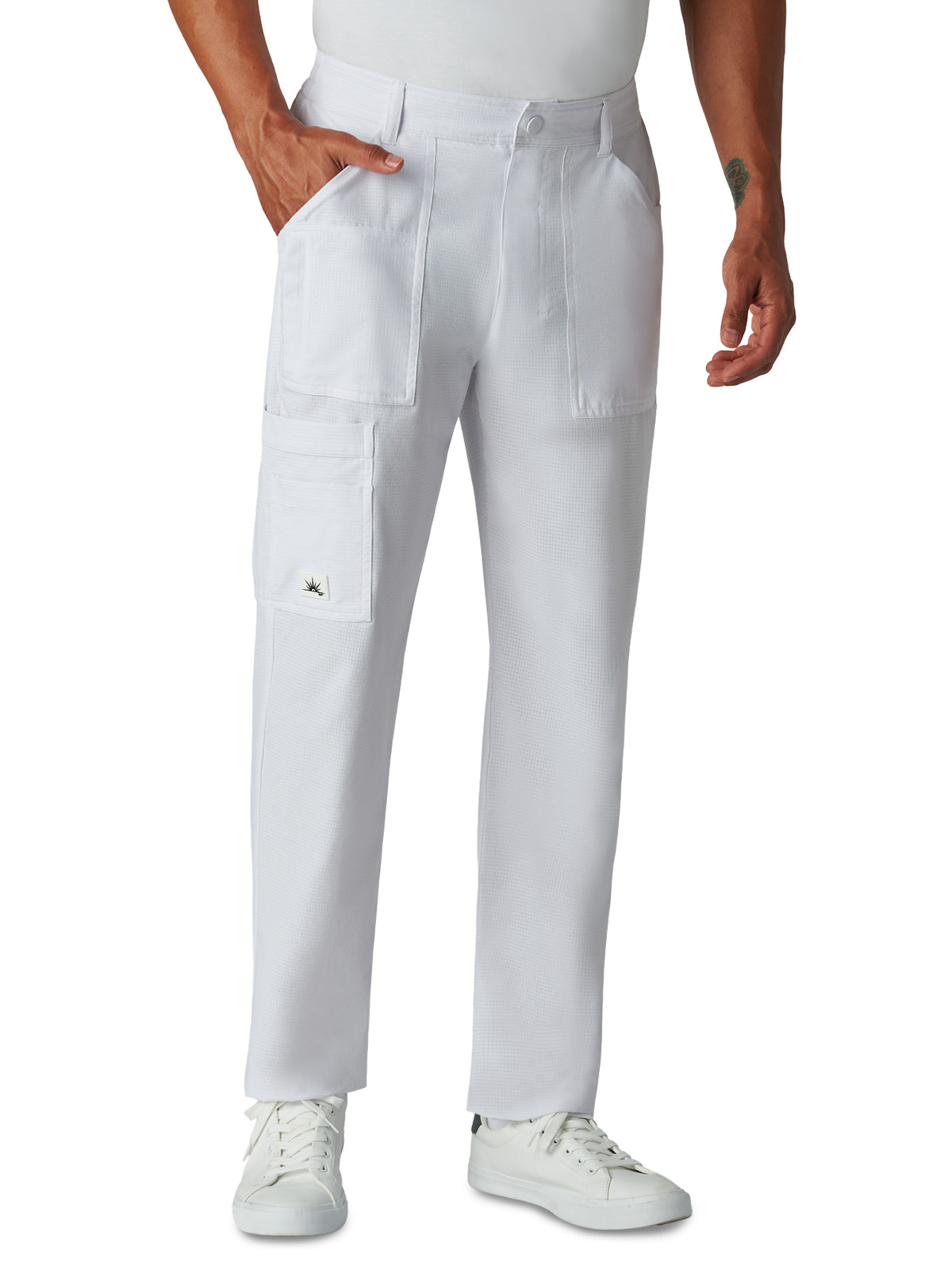 Men’s Nine-Pocket Ondra Scrub Pant - 610 - White