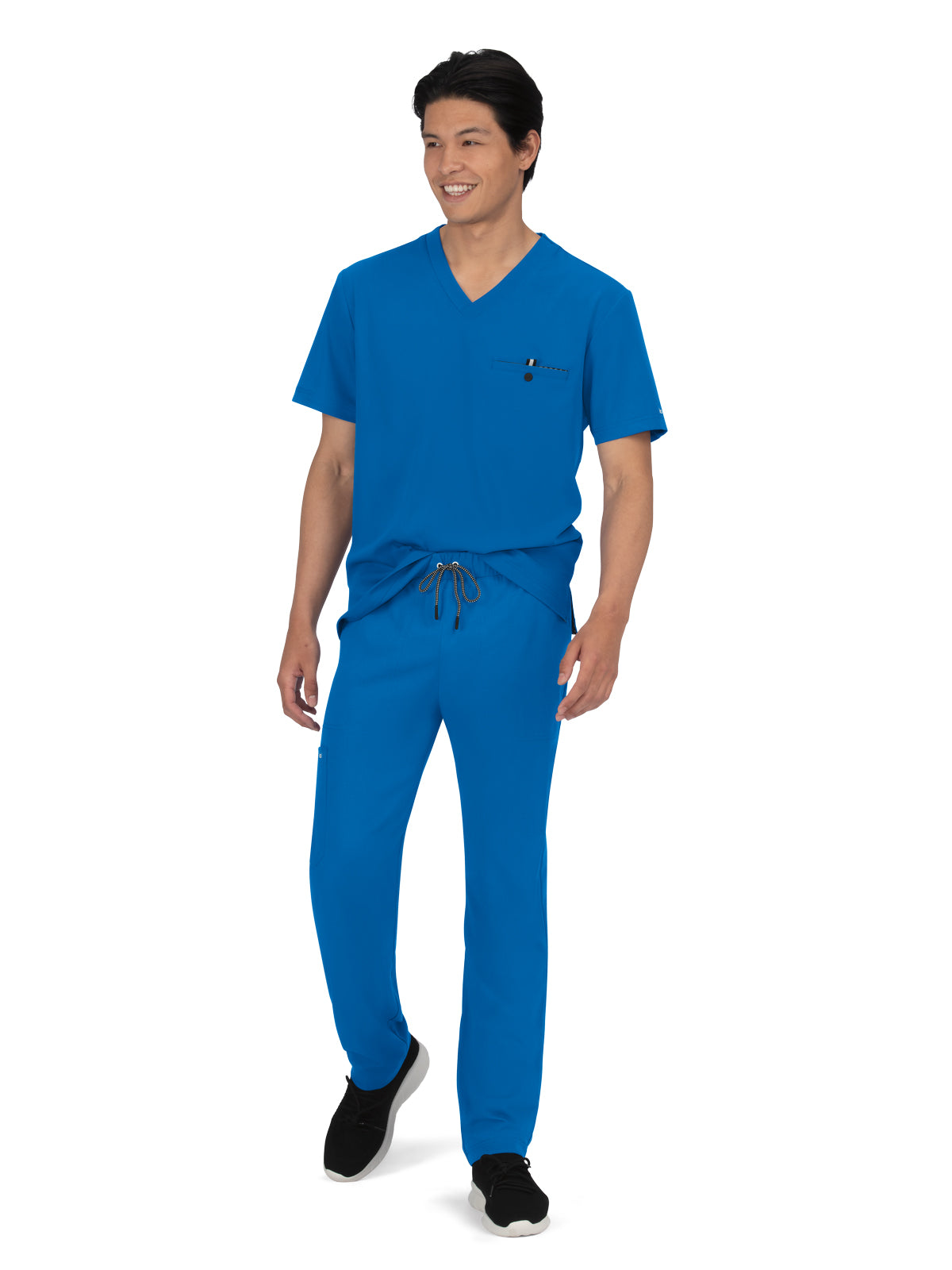 Men's 1-Pocket Tuck-In On Call Scrub Top - 671 - Royal Blue