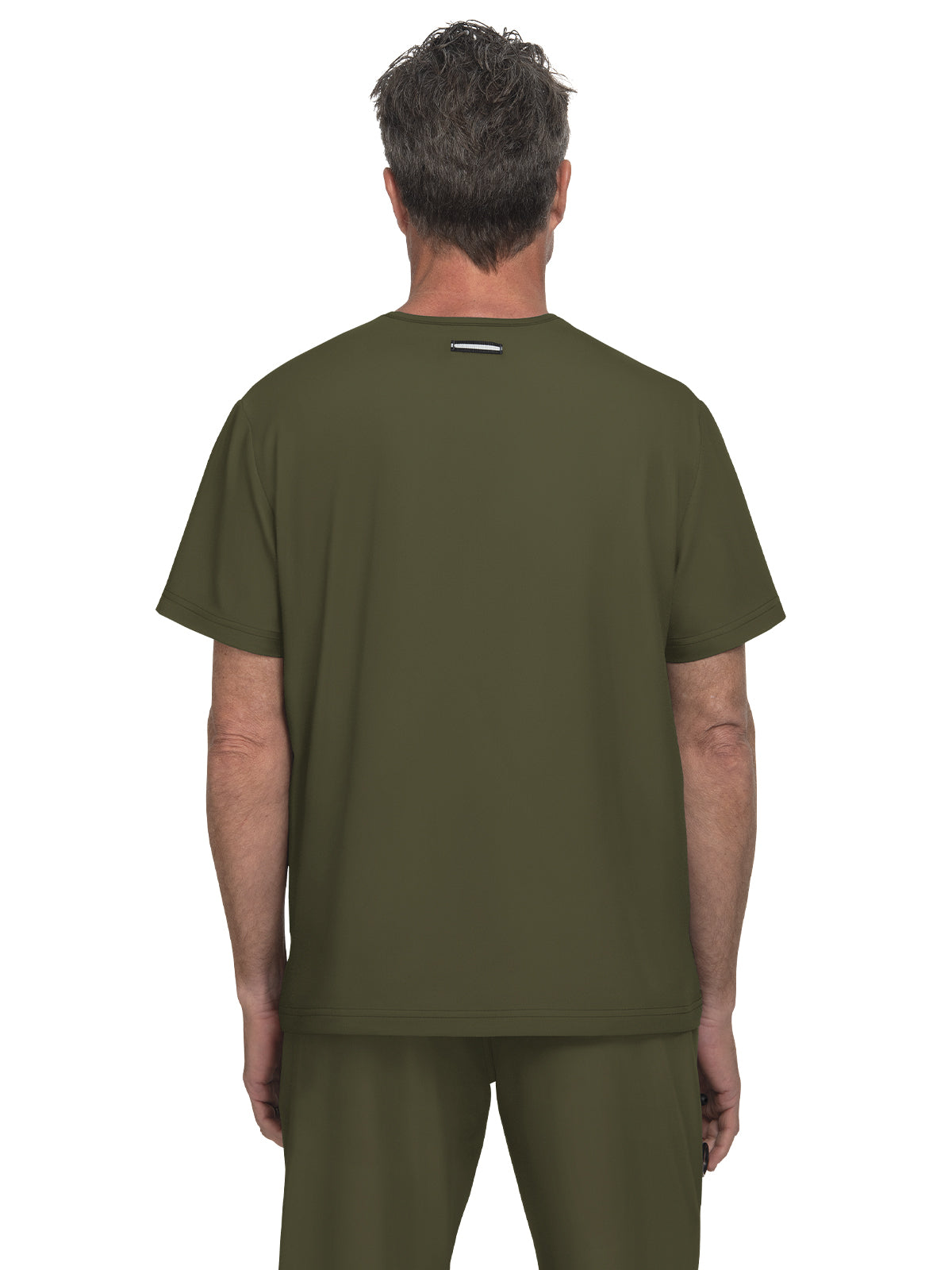 Men's 1-Pocket Tuck-In On Call Scrub Top - 671 - Olive Green