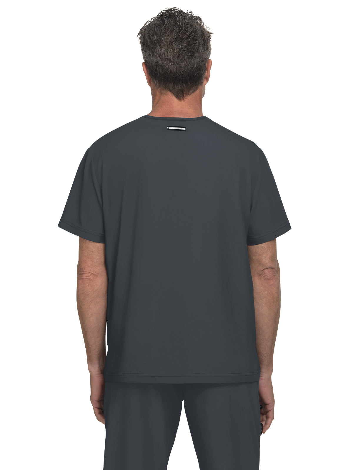 Men's 1-Pocket Tuck-In On Call Scrub Top - 671 - Charcoal