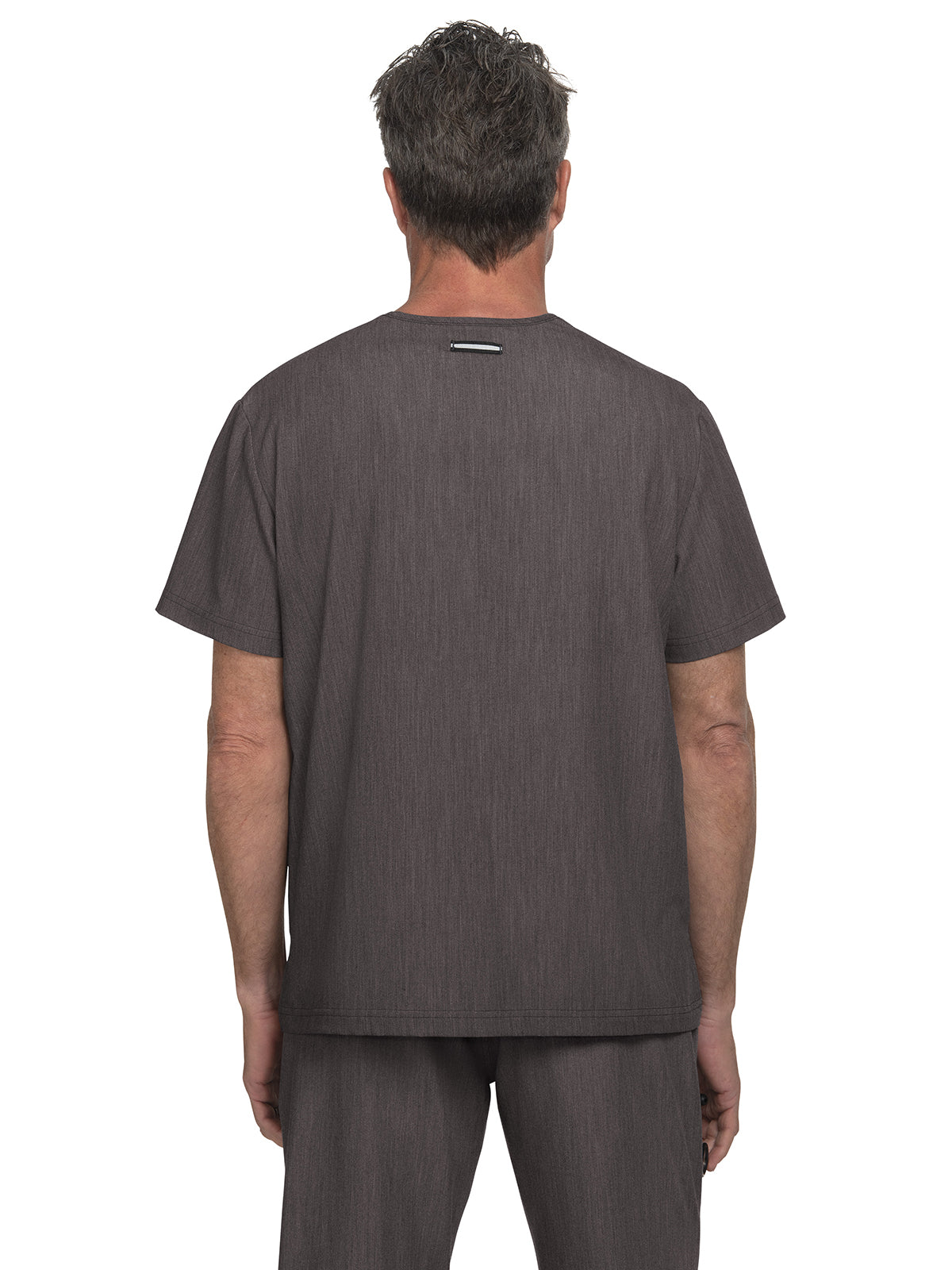 Men's 1-Pocket Tuck-In On Call Scrub Top - 671 - Heather Grey