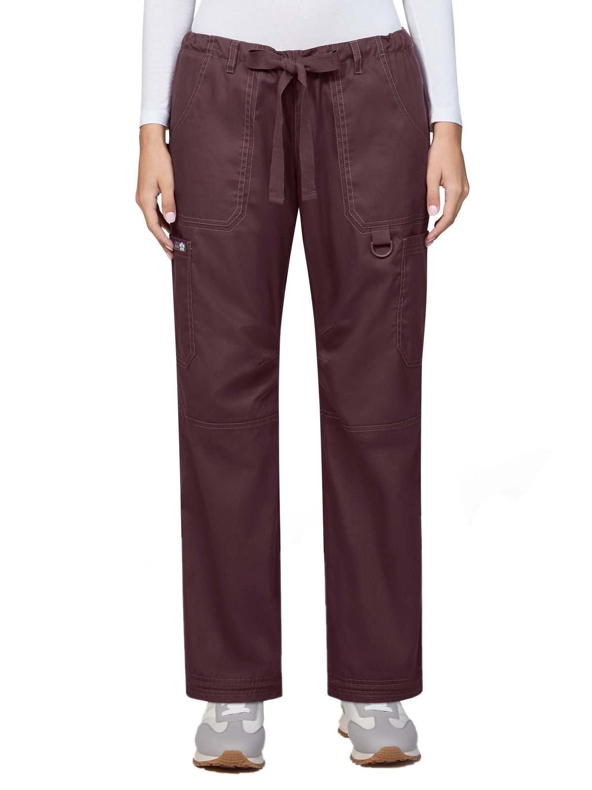 Women's Seven-Pocket Adjustable Drawstring Lindsey Cargo Pant - 701 - Cognac