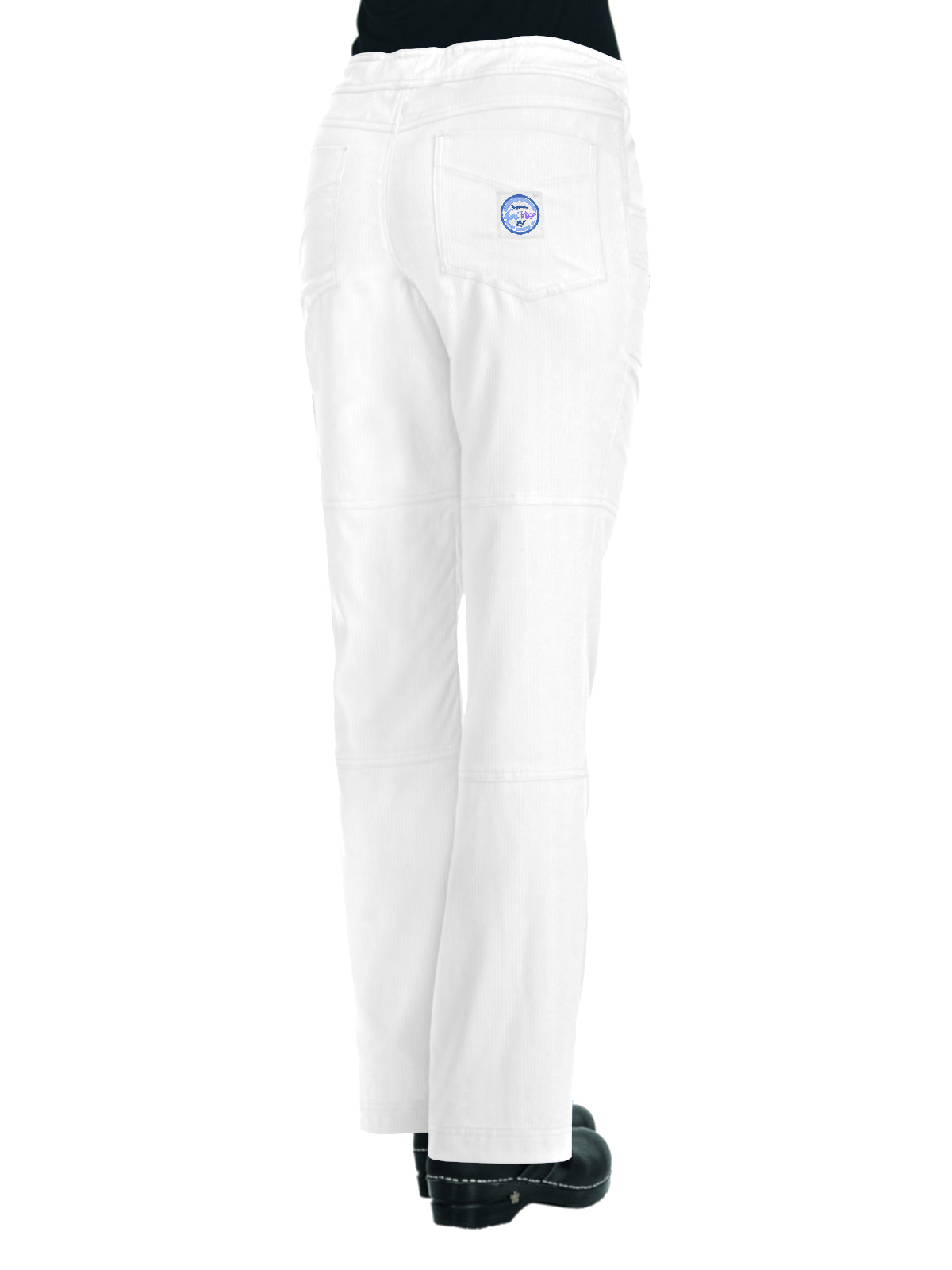 Women's 6-Pocket Stretch Peace Scrub Pant - 721 - White