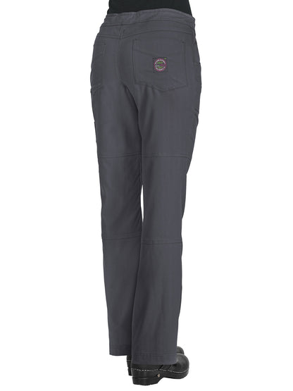 Women's 6-Pocket Stretch Peace Scrub Pant - 721 - Charcoal