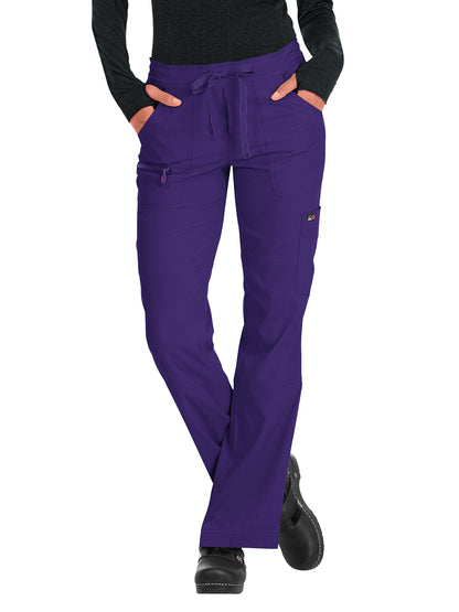 Women's 6-Pocket Stretch Peace Scrub Pant - 721 - Grape