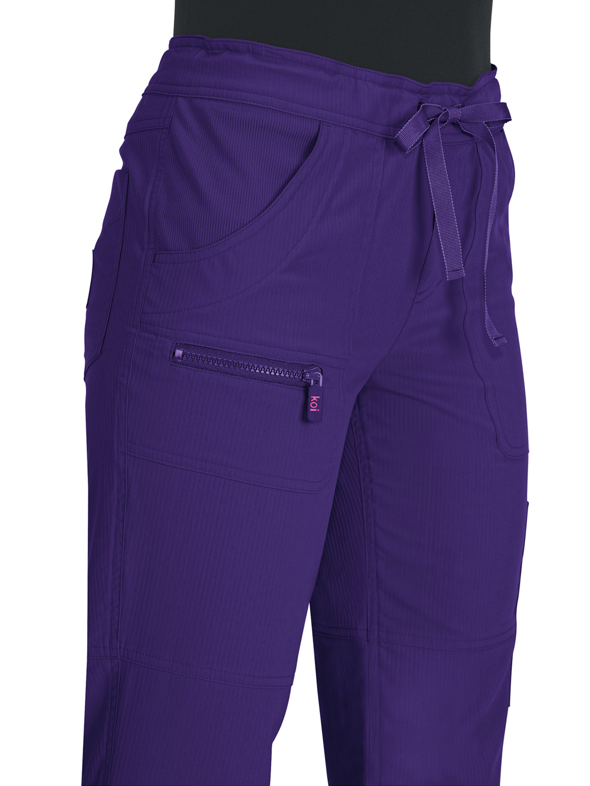 Women's 6-Pocket Stretch Peace Scrub Pant - 721 - Grape