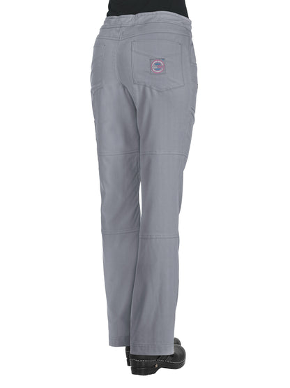 Women's 6-Pocket Stretch Peace Scrub Pant - 721 - Platinum Grey