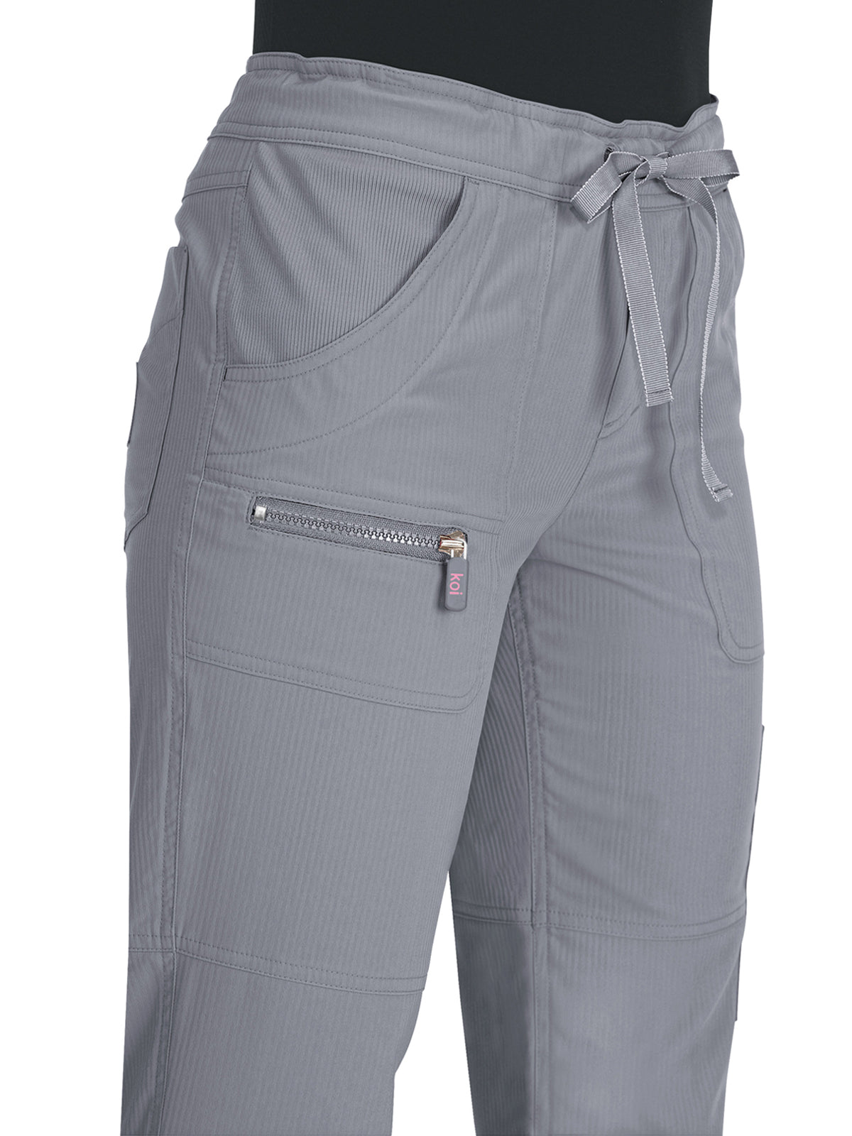 Women's 6-Pocket Stretch Peace Scrub Pant - 721 - Platinum Grey