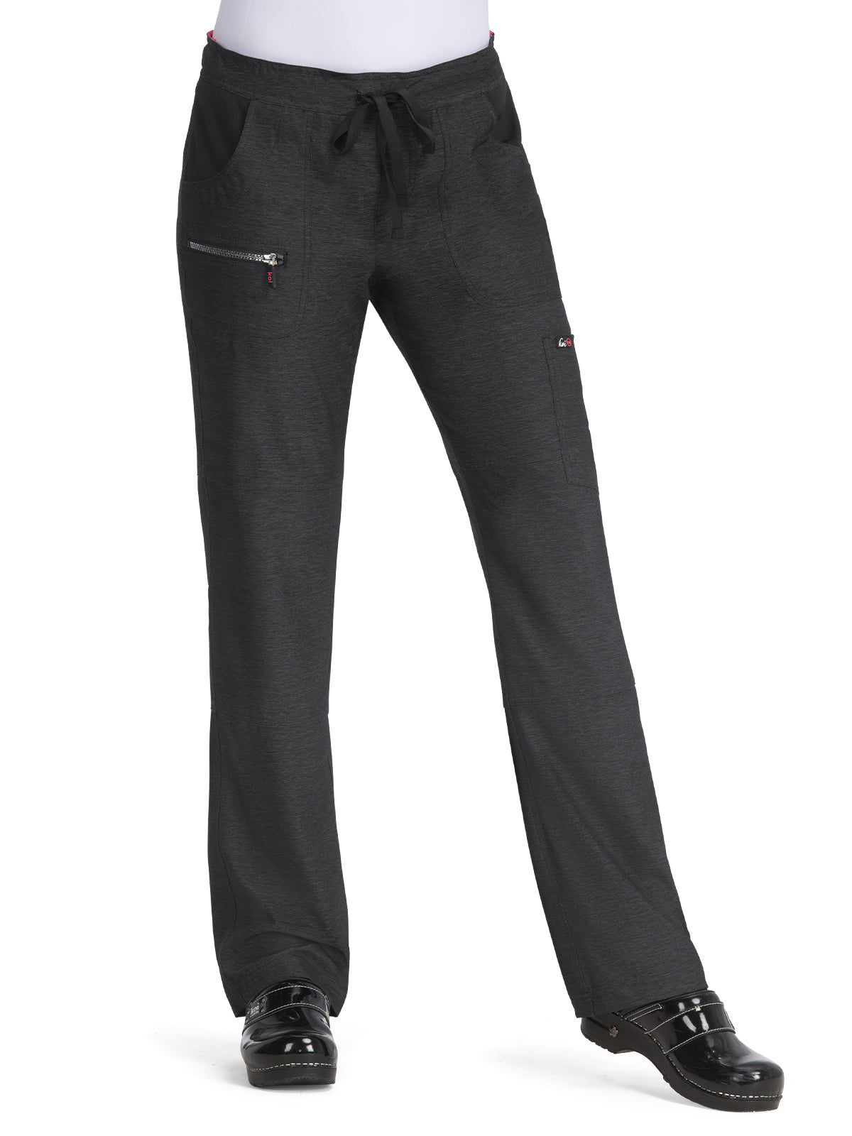 Women's 6-Pocket Stretch Peace Scrub Pant - 721 - Heather Charcoal