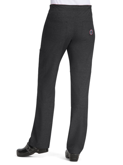 Women's 6-Pocket Stretch Peace Scrub Pant - 721 - Heather Charcoal