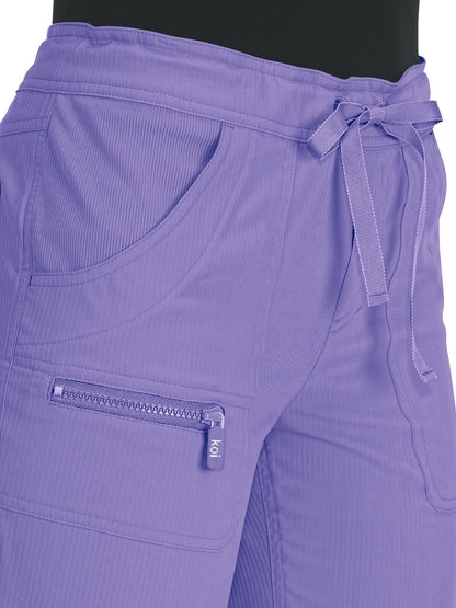 Women's 6-Pocket Stretch Peace Scrub Pant - 721 - French Lavender