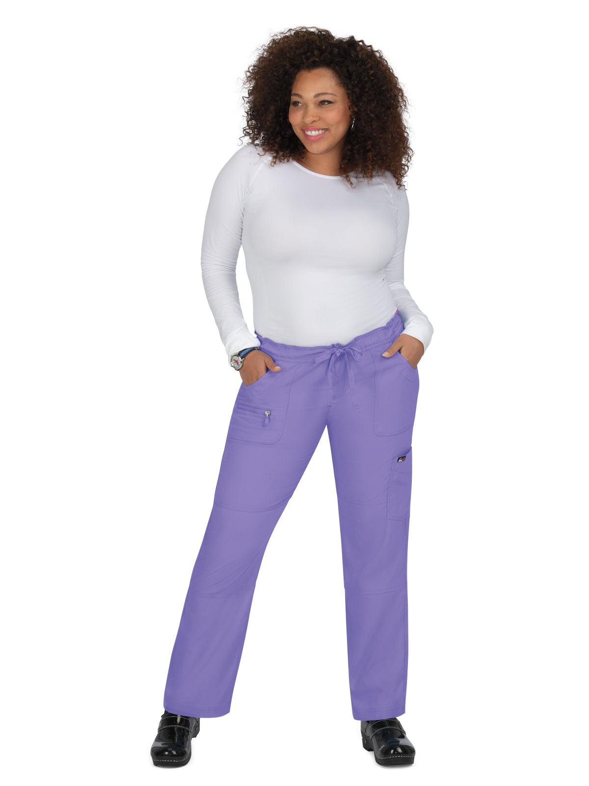 Women's 6-Pocket Stretch Peace Scrub Pant - 721 - French Lavender