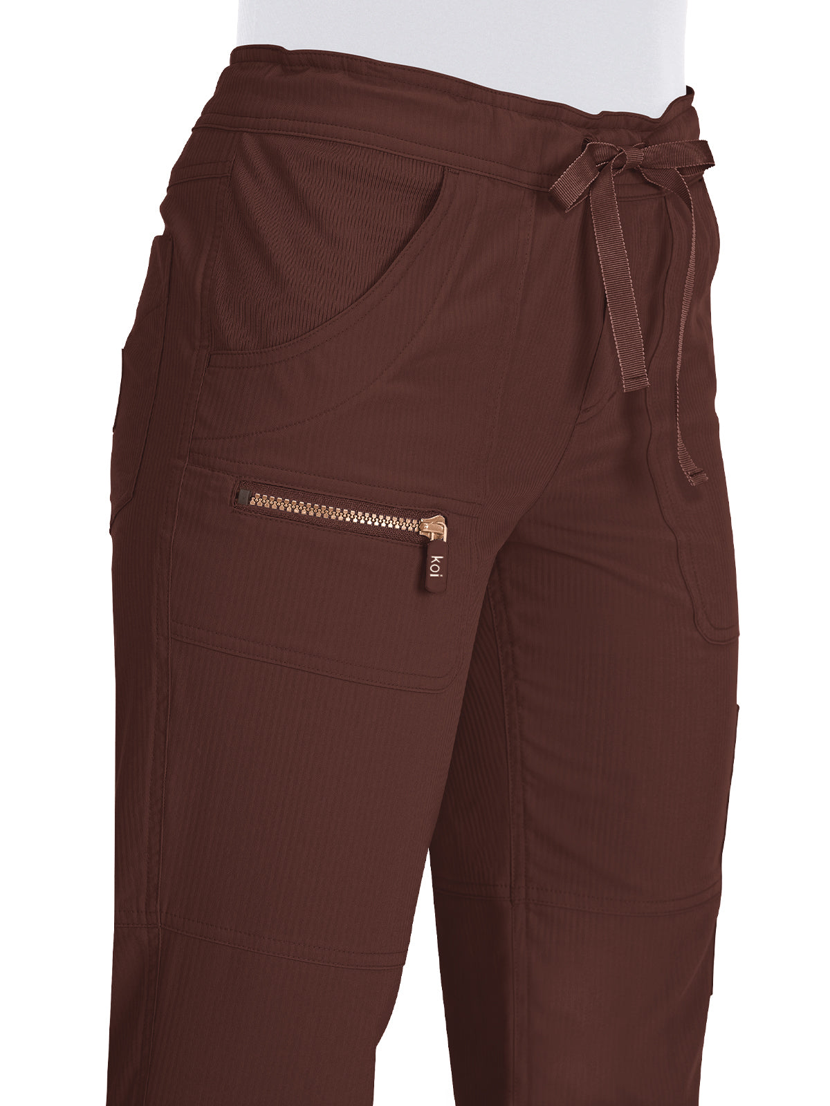 Women's 6-Pocket Stretch Limited Edition Peace Scrub Pant - 721L - Brown Taupe