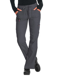 Women's Six-Pocket Stretch Extra Petite Peace Pant - 721XP - Charcoal