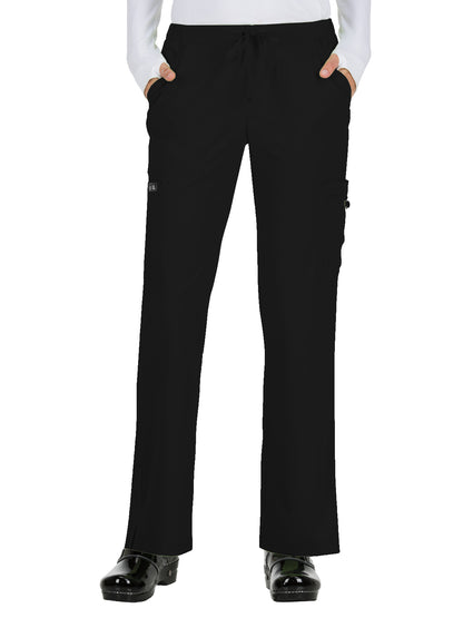Women's Eight-Pocket Stretch Cargo Holly Pant - 731 - Black