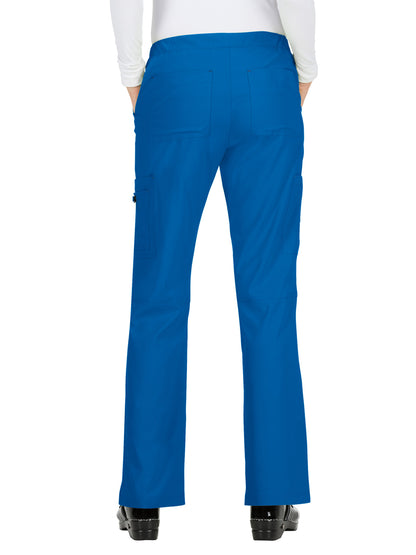 Women's 8-Pocket Stretch Cargo Holly Scrub Pant - 731 - Royal Blue